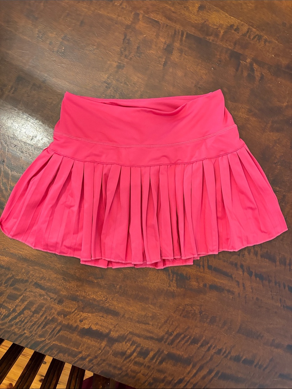 Gold Hinge Women's Pink Pleated Skater Skirt - Small